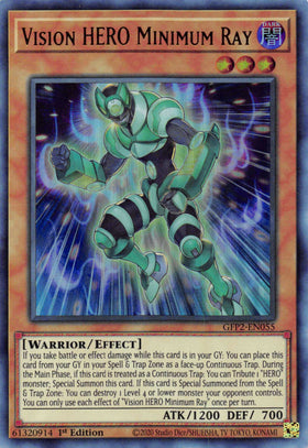 Vision HERO Minimum Ray [GFP2-EN055] Ultra Rare - Duel Kingdom