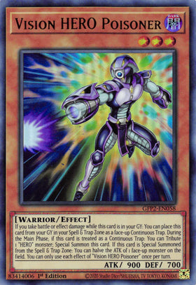Vision HERO Poisoner [GFP2-EN058] Ultra Rare - Duel Kingdom