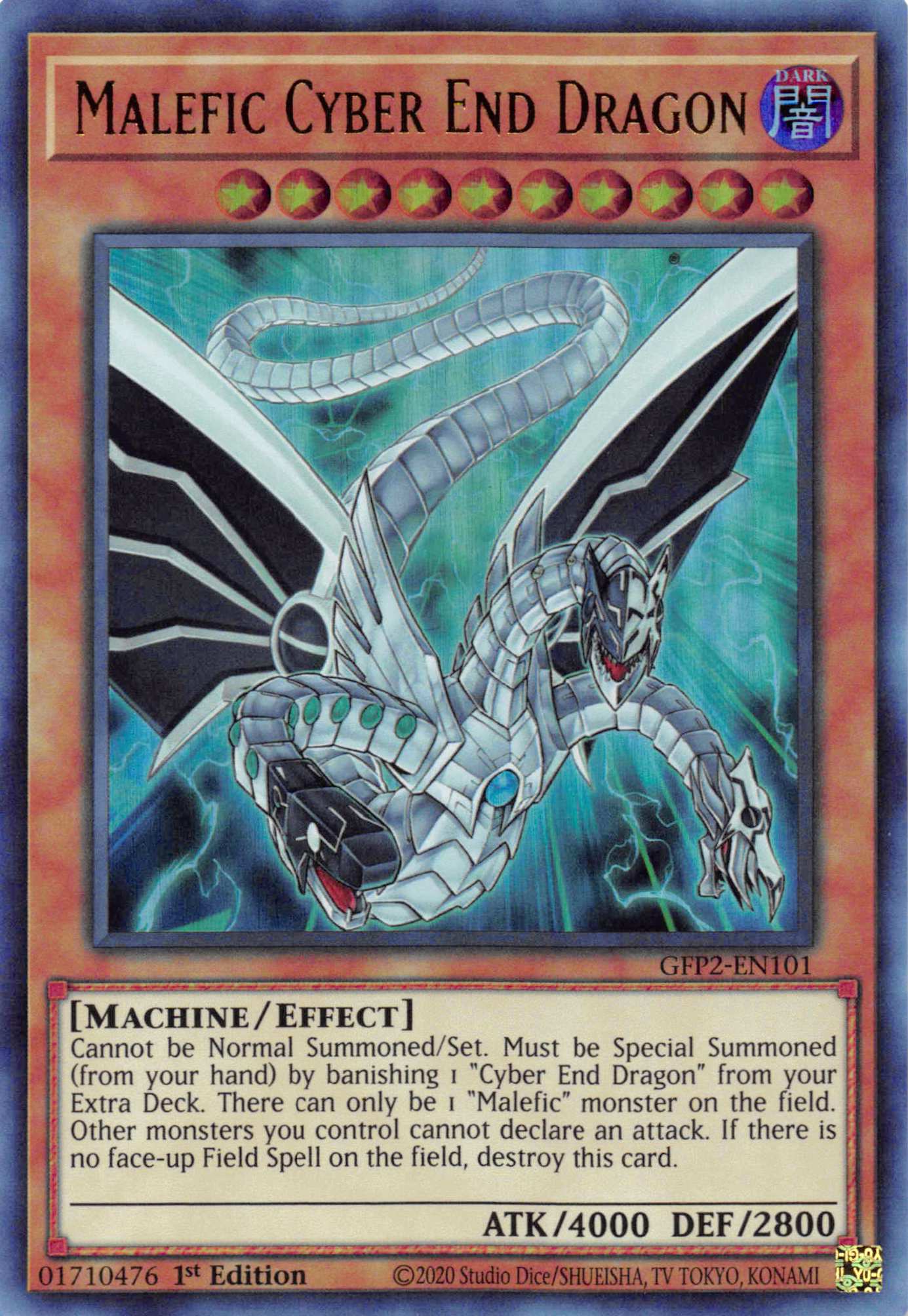 Malefic Cyber End Dragon [GFP2-EN101] Ultra Rare - Duel Kingdom