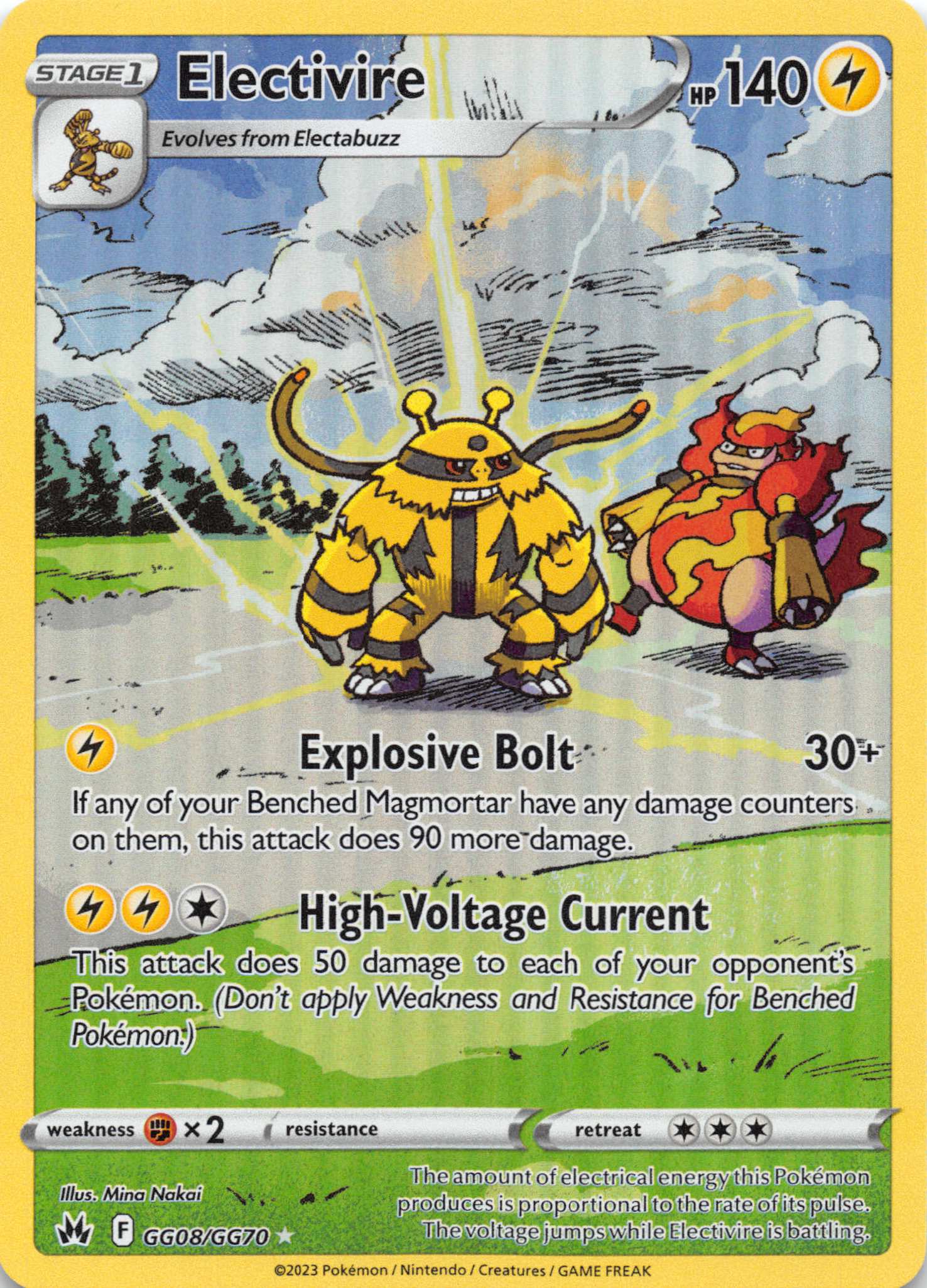 Electivire (GG08/GG70) [Sword & Shield: Crown Zenith]