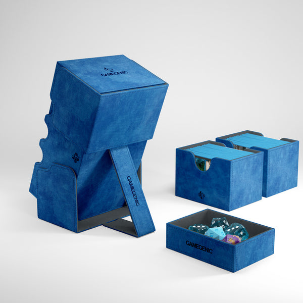 Stronghold Convertible Blue Deck Box (200ct) - Duel Kingdom