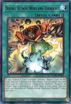Double Attack! Wind and Thunder!! [MAZE-EN008] Rare