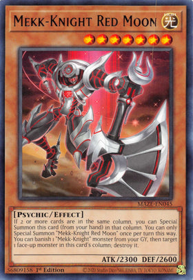 Mekk-Knight Red Moon [MAZE-EN045] Rare