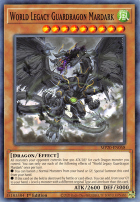 World Legacy Guardragon Mardark [MP20-EN058] Common