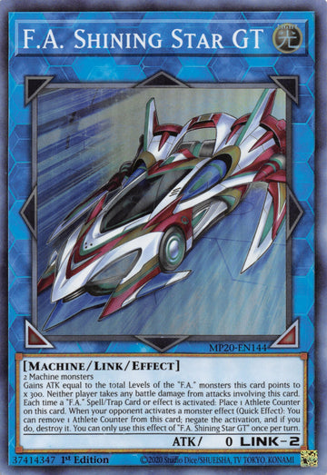 F.A. Shining Star GT [MP20-EN144] Super Rare