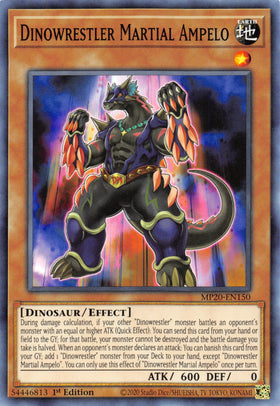Dinowrestler Martial Ampelo [MP20-EN150] Common