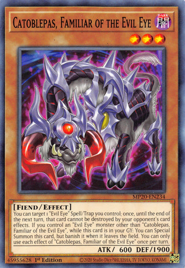 Catoblepas, Familiar of the Evil Eye [MP20-EN234] Common