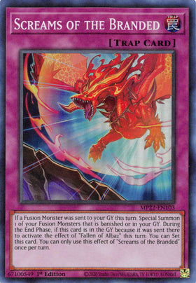 Screams of the Branded [MP22-EN103] Super Rare
