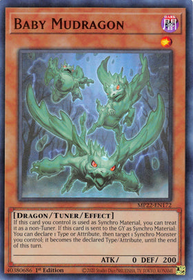 Baby Mudragon [MP22-EN172] Ultra Rare