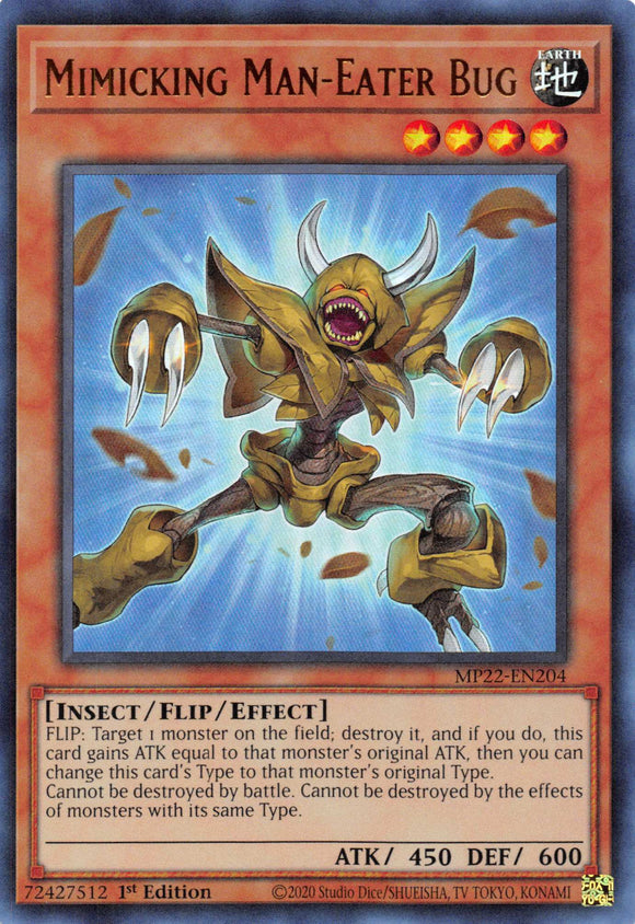 Mimicking Man-Eater Bug [MP22-EN204] Ultra Rare