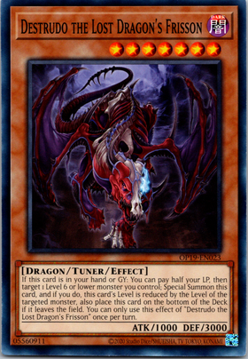 Destrudo the Lost Dragon's Frisson [OP19-EN023] Common