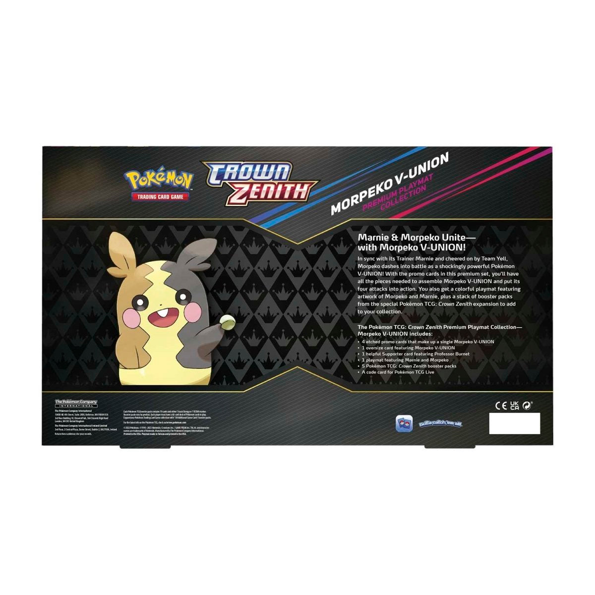 Pokémon TCG: Crown Zenith Premium Playmat Collection - Morpeko V-UNION