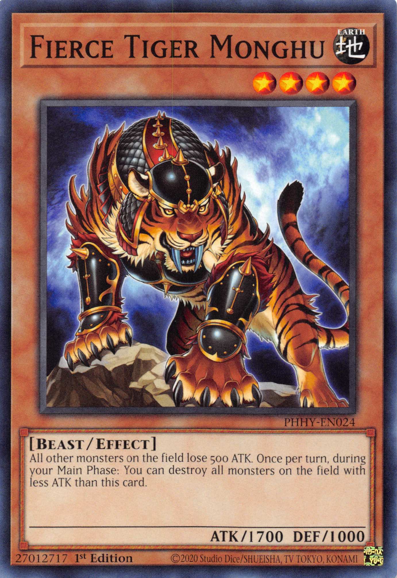 Fierce Tiger Monghu [PHHY-EN024] Common