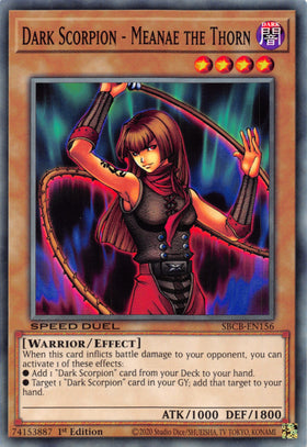 Dark Scorpion - Meanae the Thorn [SBCB-EN156] Common - Duel Kingdom