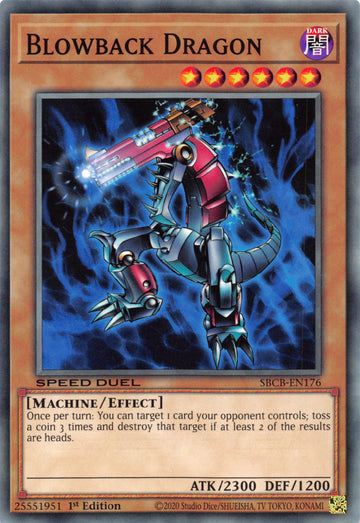Blowback Dragon [SBCB-EN176] Common - Duel Kingdom