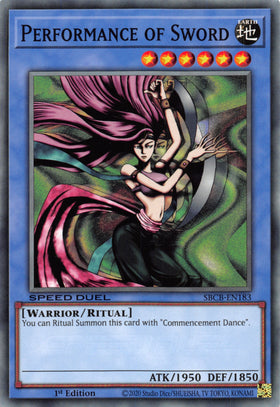Performance of Sword [SBCB-EN183] Common - Duel Kingdom