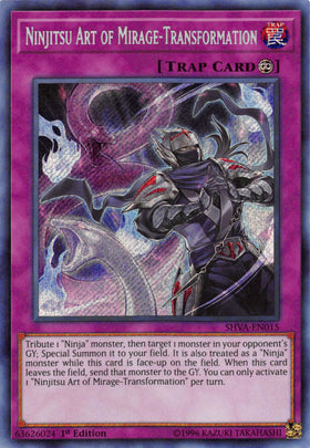 Ninjitsu Art of Mirage-Transformation [SHVA-EN015] Secret Rare