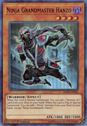 Ninja Grandmaster Hanzo [SHVA-EN022] Super Rare