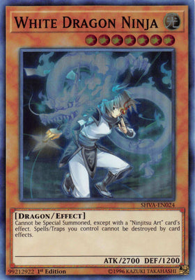 White Dragon Ninja [SHVA-EN024] Super Rare