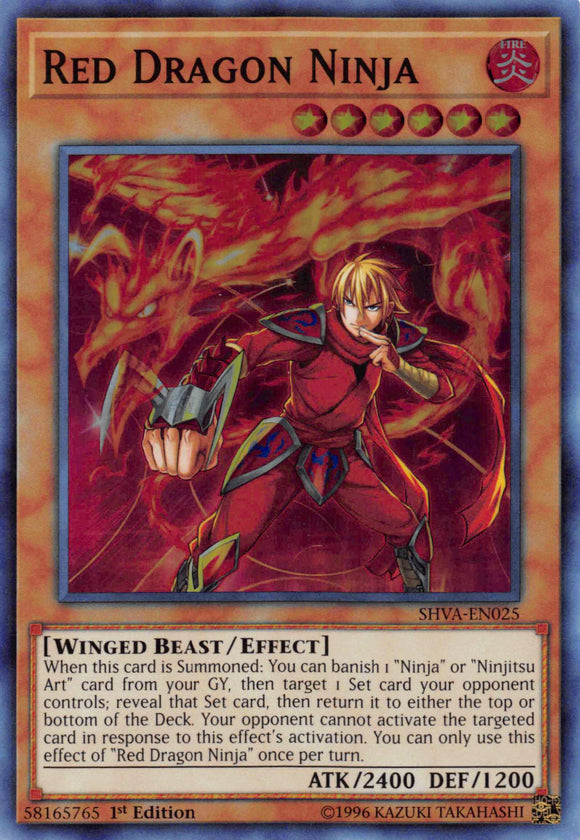 Red Dragon Ninja [SHVA-EN025] Super Rare
