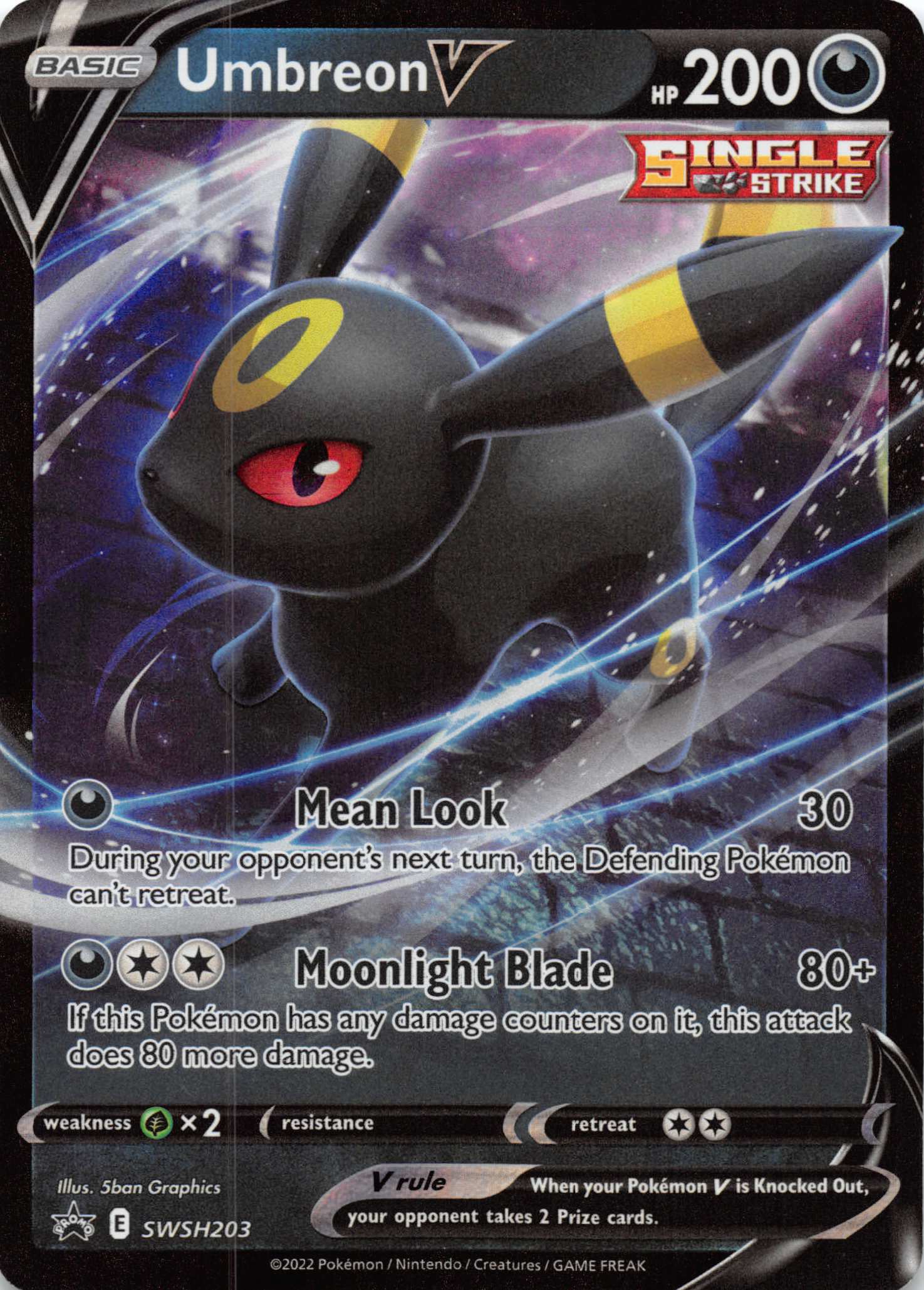 Umbreon V (SWSH203) [Sword & Shield: Black Star Promos]