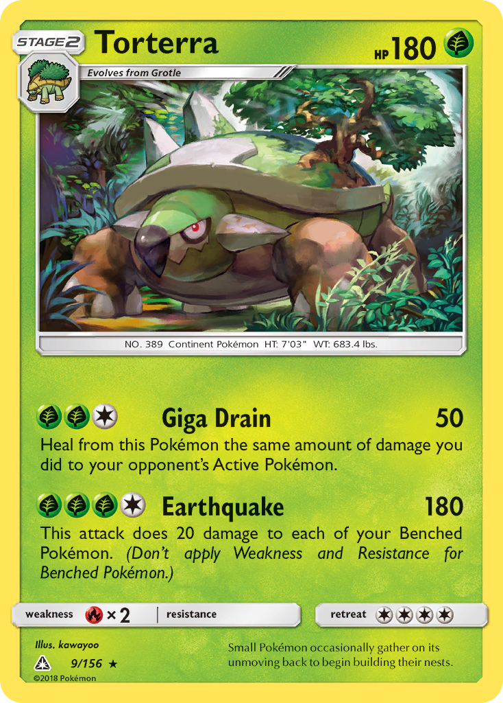 Torterra (9/156) [Sun & Moon: Ultra Prism] - Duel Kingdom