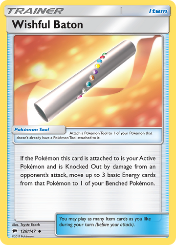 Wishful Baton (128/147) [Sun & Moon: Burning Shadows] - Duel Kingdom