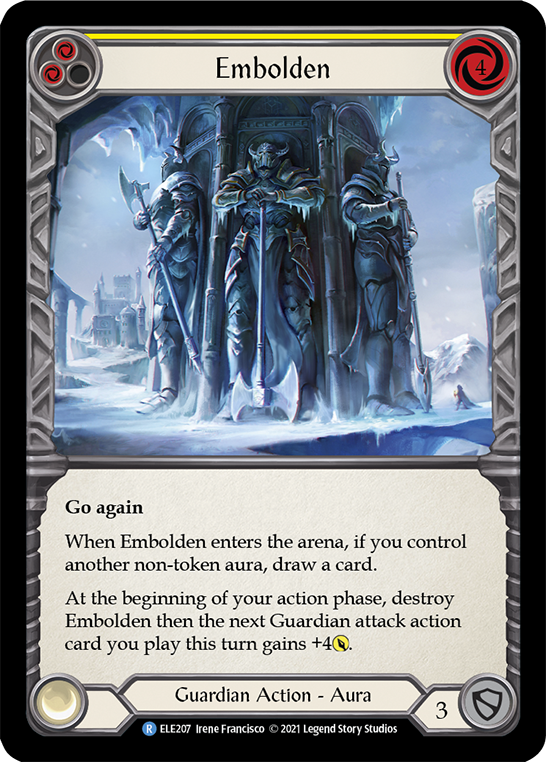 Embolden (Yellow) [ELE207] 1st Edition Normal - Duel Kingdom