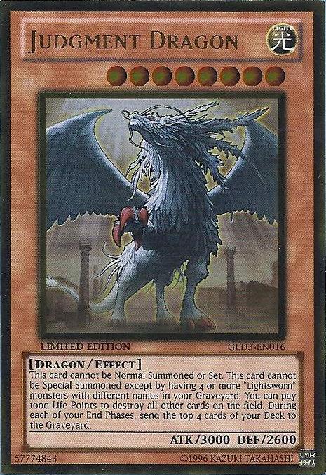 Judgment Dragon [GLD3-EN016] Gold Rare - Duel Kingdom