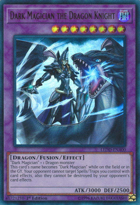 Dark Magician the Dragon Knight [LEDD-ENA00] Ultra Rare - Duel Kingdom