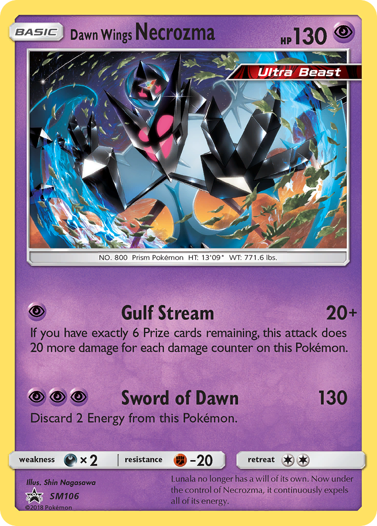 Dawn Wings Necrozma (SM106) [Sun & Moon: Black Star Promos] - Duel Kingdom