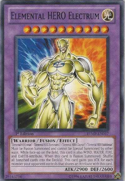 Elemental HERO Electrum [RYMP-EN017] Common - Duel Kingdom