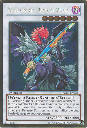 Blackwing Armed Wing [PGLD-EN078] Gold Rare - Duel Kingdom