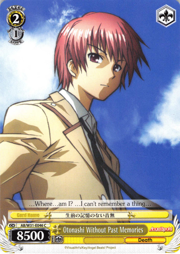 Otonashi Without Past Memories (AB/W31-E046 C) [Angel Beats! Re:Edit]