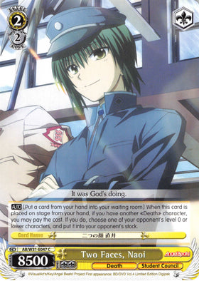 Two Faces, Naoi (AB/W31-E047 C) [Angel Beats! Re:Edit]