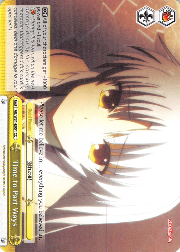 Time to Part Ways (AB/W31-E051 CC) [Angel Beats! Re:Edit]