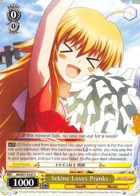Sekine Loves Pranks (AB/W31-E107 C) [Angel Beats! Re:Edit]