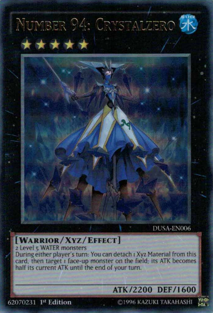 Number 94: Crystalzero [DUSA-EN006] Ultra Rare - Duel Kingdom