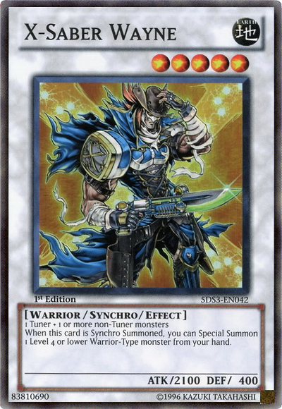 X-Saber Wayne [5DS3-EN042] Super Rare - Duel Kingdom