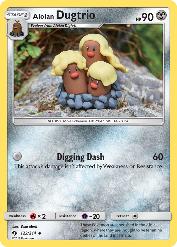 Alolan Dugtrio (123/214) [Sun & Moon: Lost Thunder] - Duel Kingdom