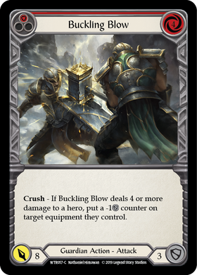 Buckling Blow (Red) [WTR057-C] Alpha Print Normal - Duel Kingdom