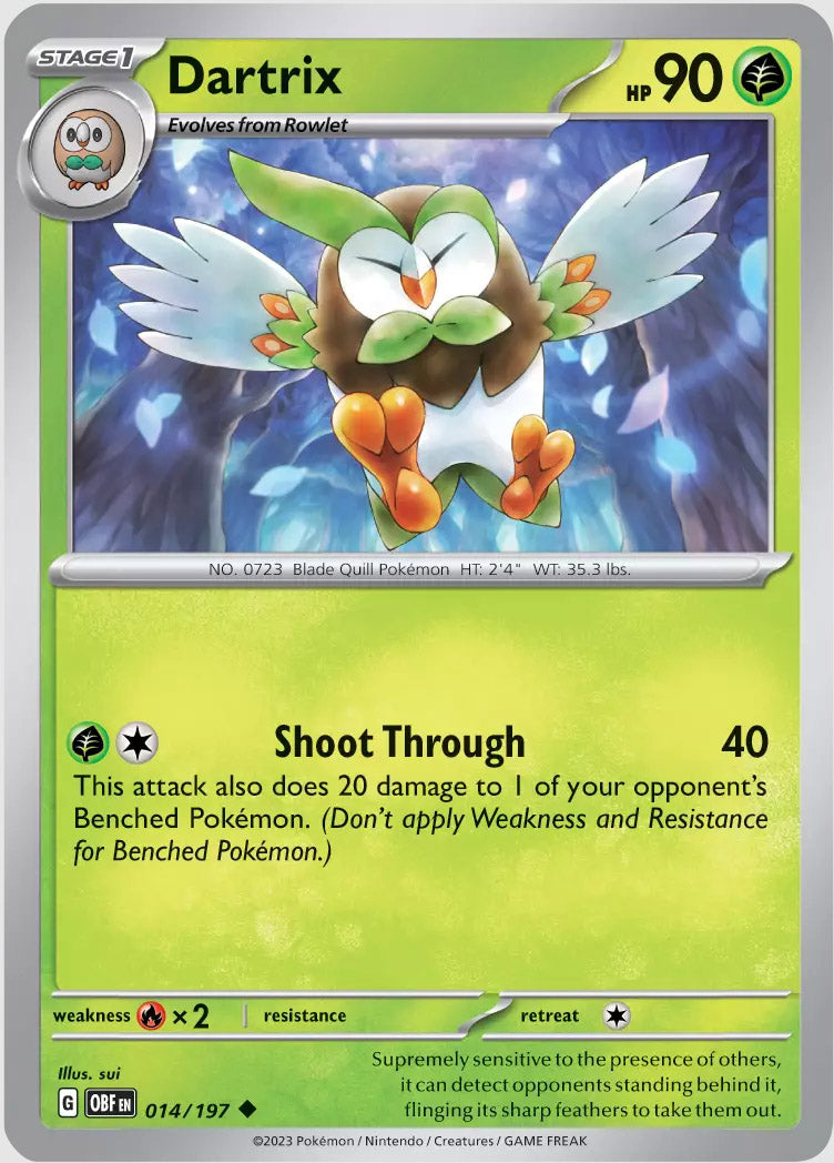 Dartrix (014/197) [Scarlet & Violet: Obsidian Flames]