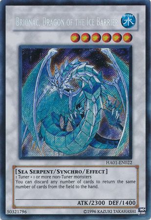 Brionac, Dragon of the Ice Barrier [HA01-EN022] Secret Rare - Duel Kingdom