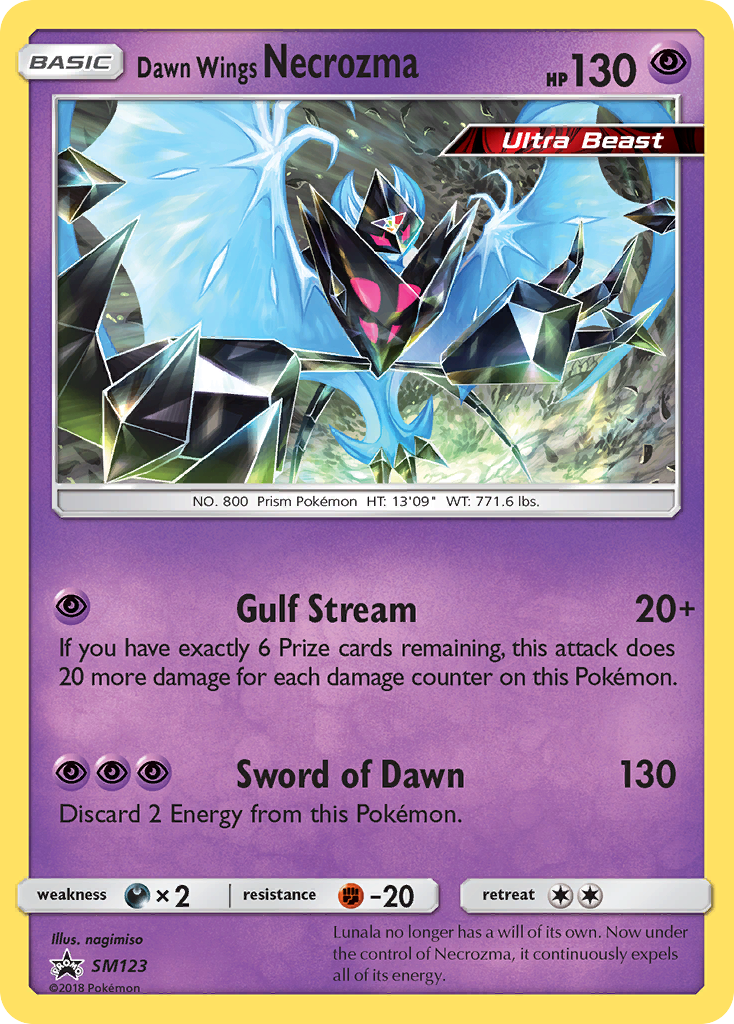 Dawn Wings Necrozma (SM123) [Sun & Moon: Black Star Promos] - Duel Kingdom