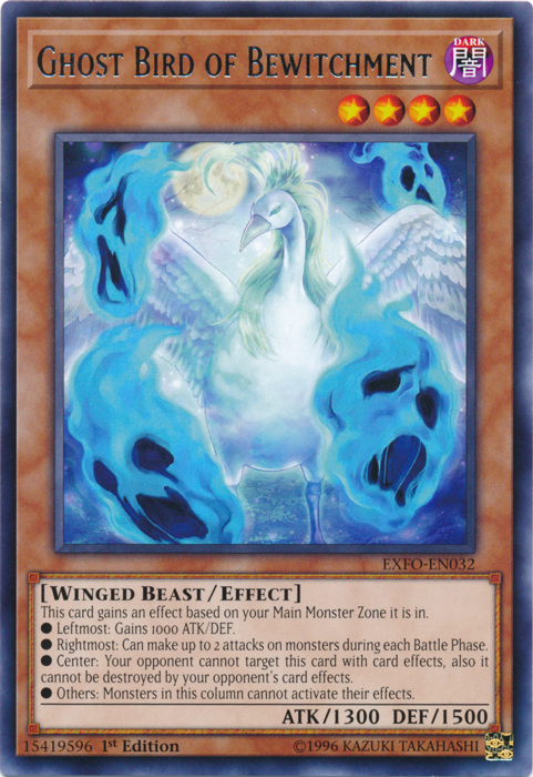 Ghost Bird of Bewitchment [EXFO-EN032] Rare - Duel Kingdom