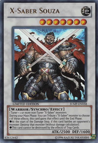 X-Saber Souza [JUMP-EN058] Ultra Rare - Duel Kingdom