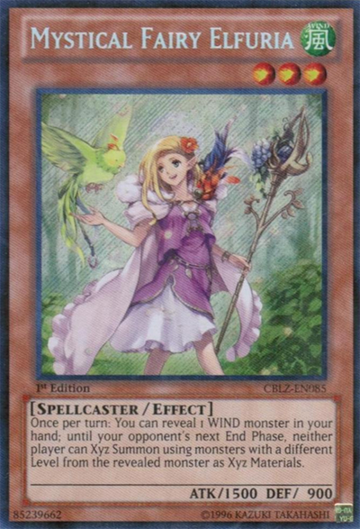 Mystical Fairy Elfuria [CBLZ-EN085] Secret Rare - Duel Kingdom