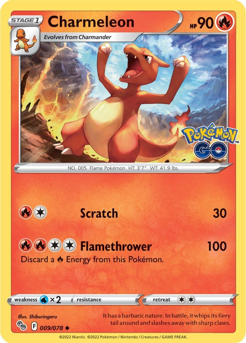 Charmeleon (009/078) [Pokémon  GO]