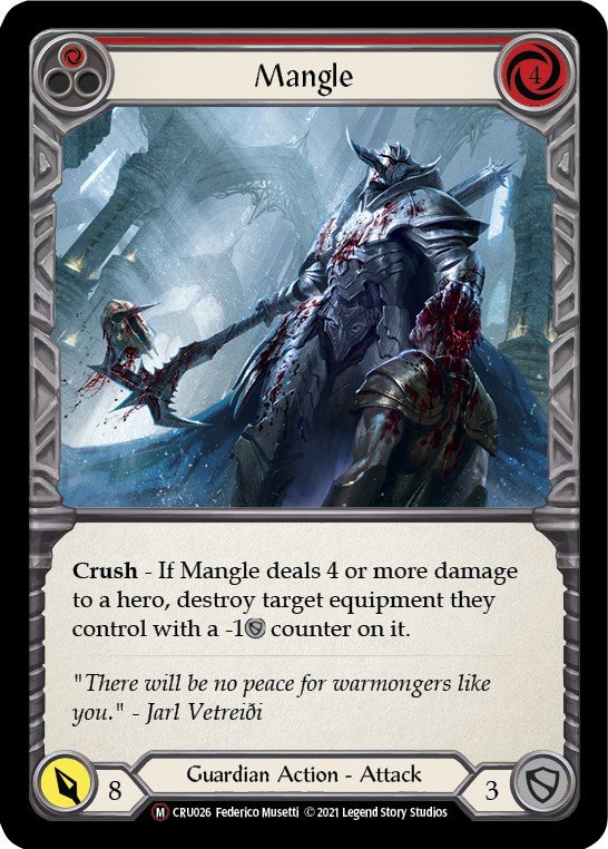 Mangle (Rainbow Foil) [CRU026-RF] Unlimited Rainbow Foil - Duel Kingdom