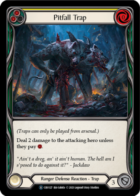 Pitfall Trap (Rainbow Foil) [CRU127-RF] Unlimited Rainbow Foil - Duel Kingdom